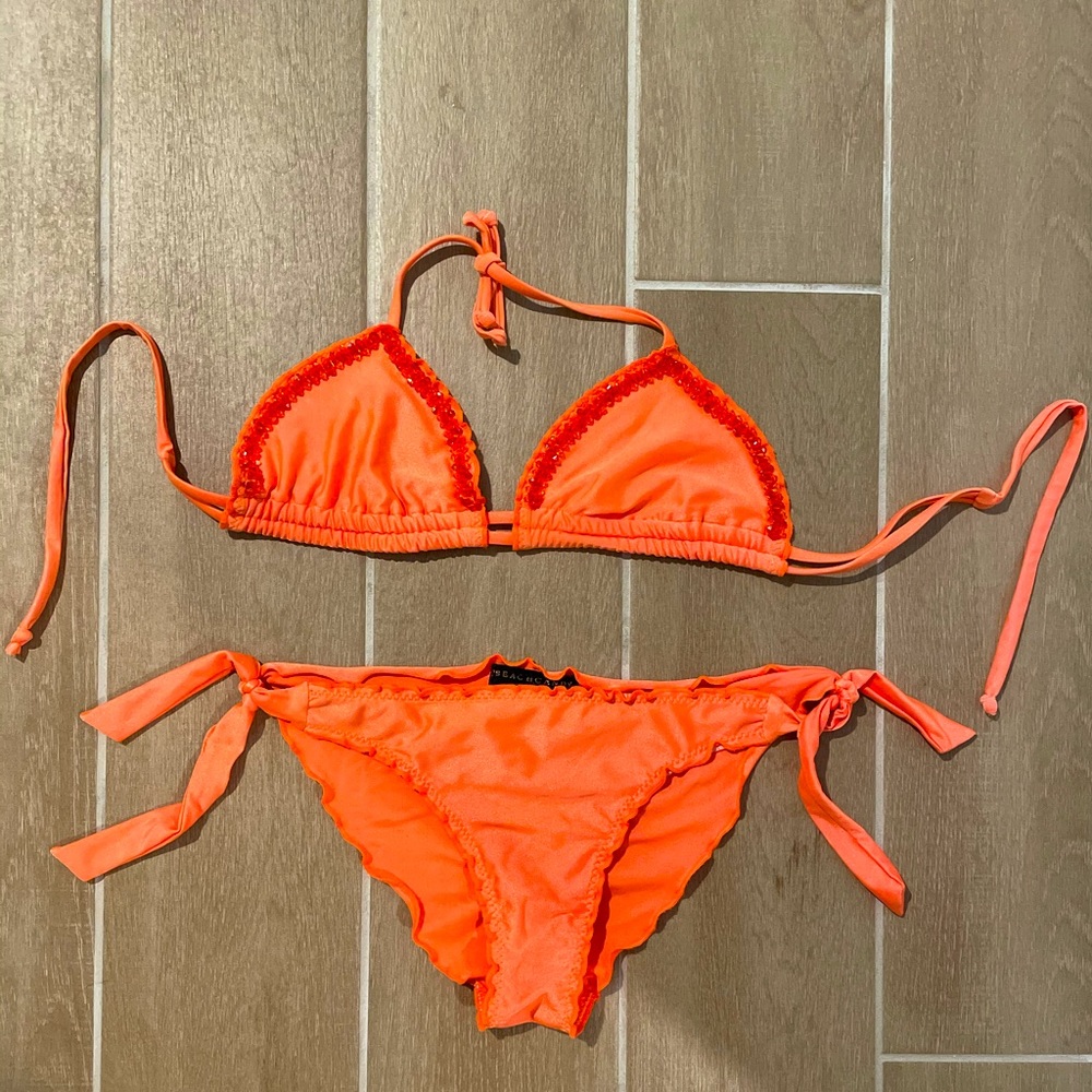 BeachCandy Vibrant Orange Bikini